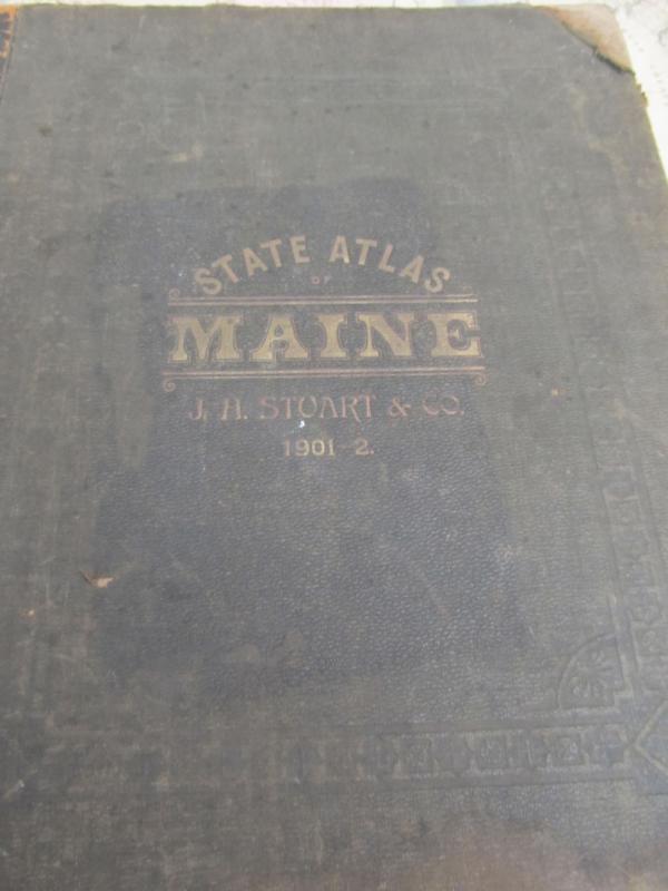 The large atlas Davis had on display from 1901. (Photo by Kay Stephens)