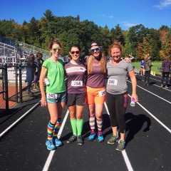 Participants at the 5K held at Crockett Trail. (Courtesy Helen Bonzi)