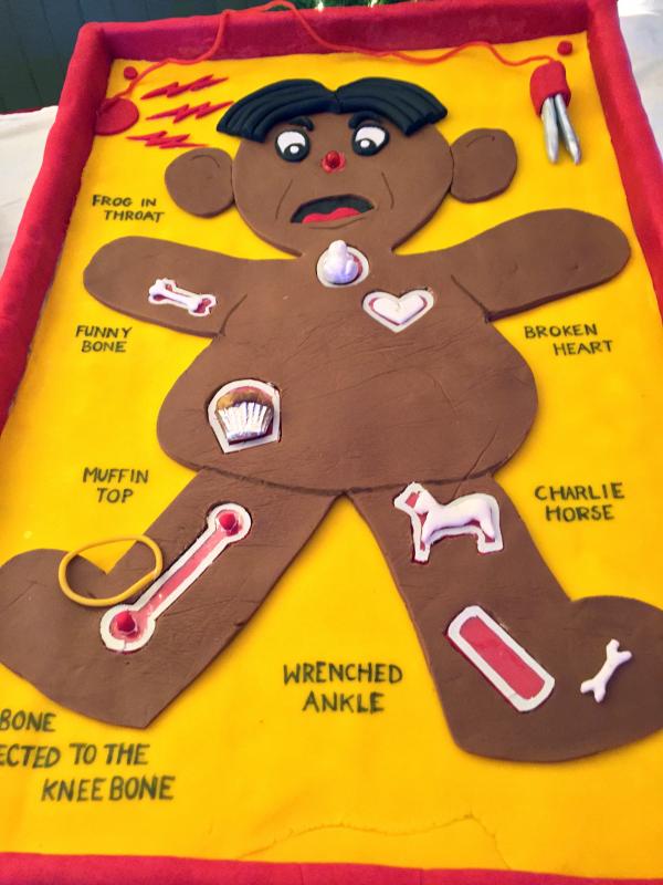 At the Gingerbread Spectacular childhood board games become edible! SUZI THAYER/Boothbay Register