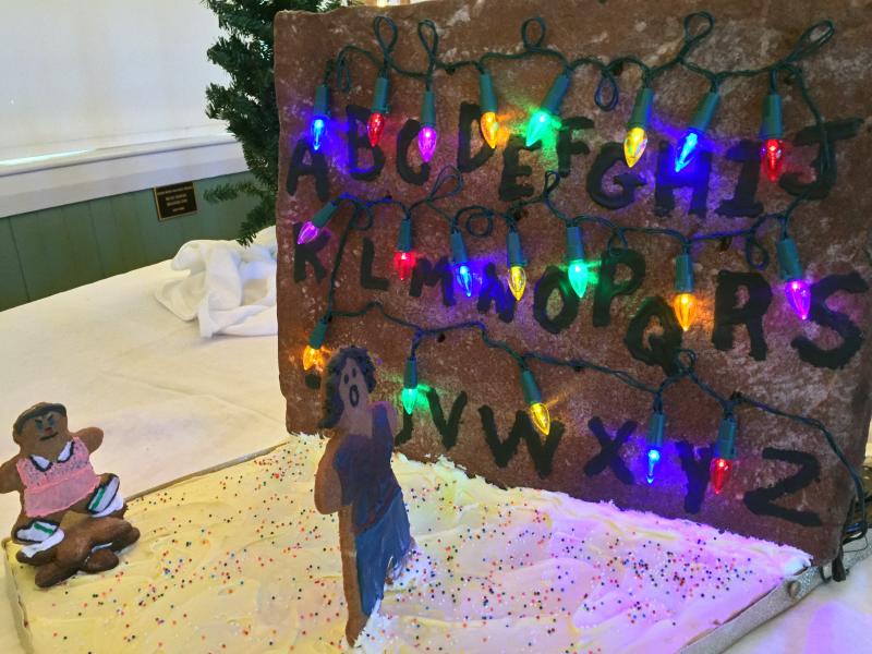 Netflix series “Stranger Things” as a gingerbread at the 2017 Gingerbread Spectacular. SUZI THAYER/Boothbay Register