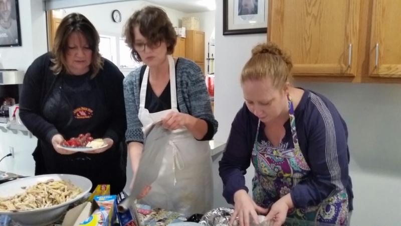 Care packages were packed up and delivered to the Knox Regional Communications Center and other first responders who did not attend the luncheon. (Photo by Sarah Shepherd)