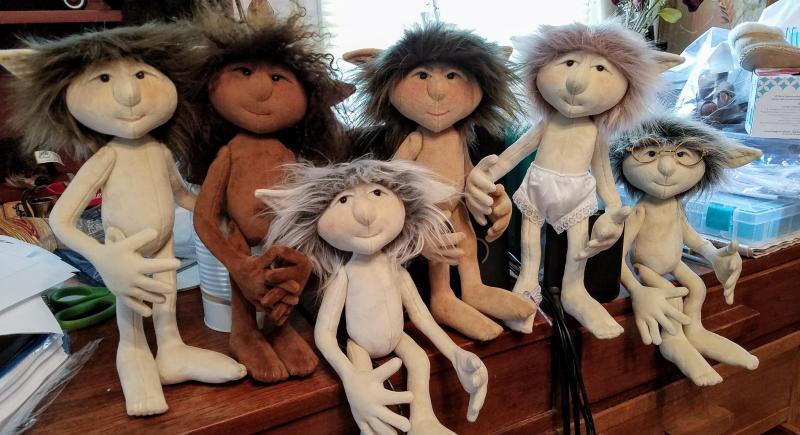 Derby’s brownie dolls. (Photo courtesy Chris Ann Derby)
