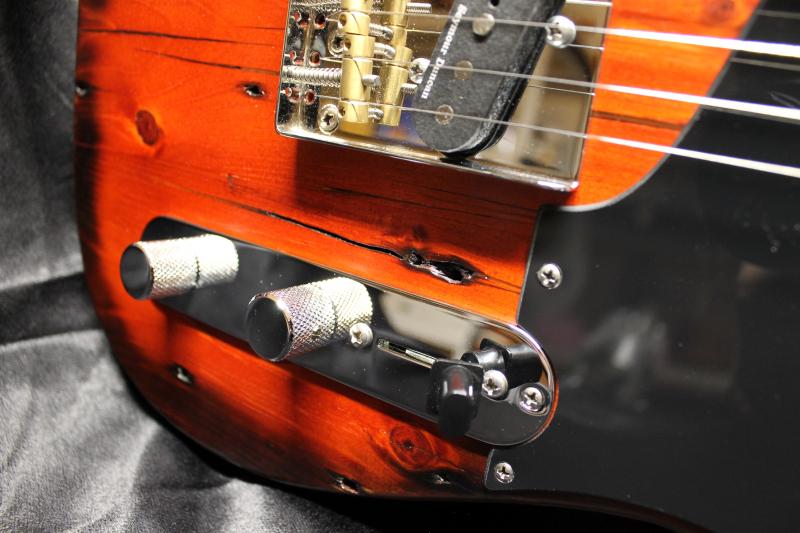 A King’s Pine guitar crafted by Thad Chilton. (Courtesy Thad Chilton)
