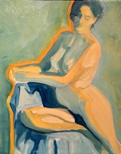 Center Lovell based artist Jeanne Oullette has work in the 3rd Annual What’s Nude in Boothbay Harbor? show opening on Valentine’s Day. Courtesy of Patricia Royall Jeanne Oullette, Center Lovell, ME