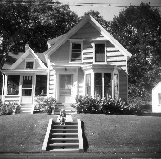 A sign: 105 Bayview Street in Camden where Christina and her family grew up. (Photo courtesy Christina DeHoff family)