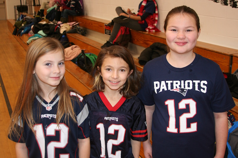 Iris Quint, Riley Donahue, Jaya Dunbar. (Photo by Thomaston Grammar School)