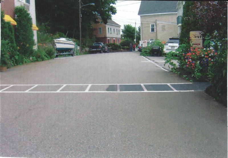 Tannery Lane, looking toward Main Street, in Camden. (Photo courtesy Barbara F. Dyer)