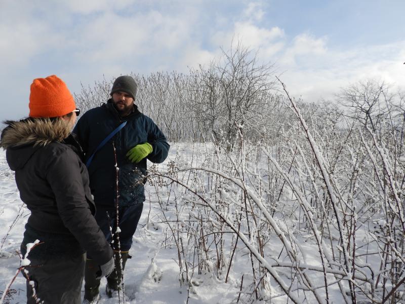 Brent West teaches Amanda. (Photo courtesy Trekkers)