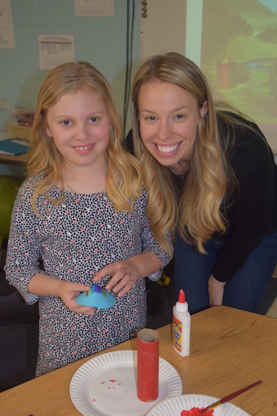 Ava Chamberlin and her mother, Geneva Chamberlin. (Photo courtesy Thomaston Grammar School)