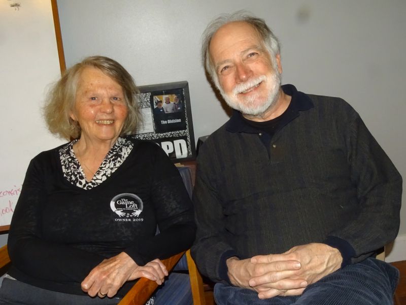 Patricia and Ray Estabrook founded the Game Loft in 1998 after their store All About Games became a popular teen hangout. (photo by Erica Thoms)