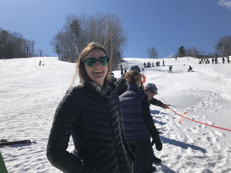 It was St. Paddy’s Day on the mountain. (Photo by Lynda Clancy)