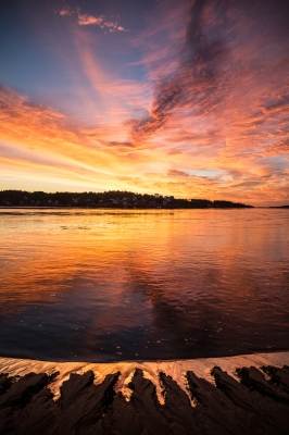 MPS Second Place, Color category: Amy Durocher, “A Golden Necklace For the River.” Courtesy of MPS Amy Durocher
