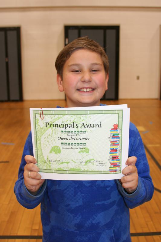 Owen deLorimier. (Photo courtesy Thomaston Grammar School)