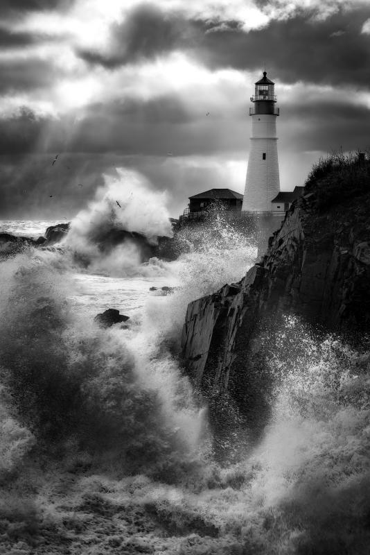 Jeffrey Bazinet of Scarborough took First Place honors in the B&W category. Courtesy of MPS Jeffrey Bazinet