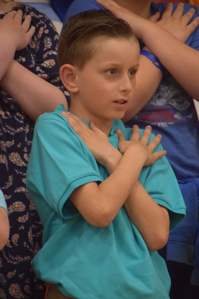 Landon Purington, grade 4. (Photo courtesy Thomaston Grammar School)