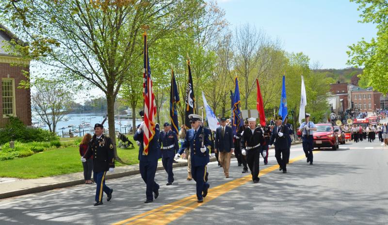 The 2019 Camden Memorial Day Parade is an annual tradition that brings citizens together to honor those who sacrificed their own lives to defend their home country. (Photo by Lynda Clancy)