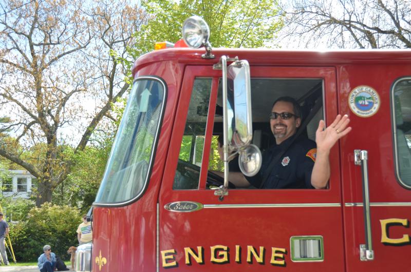 Camden Firefighter T.C. Bland. (Photo by Lynda Clancy)
