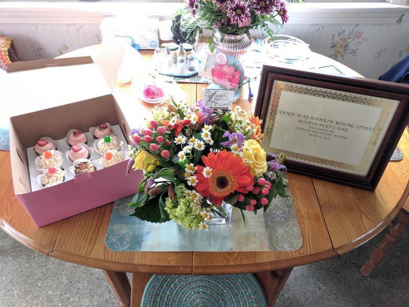 Seasons Down East generously donated flowers to the celebration, as did Laugh Loud Smile Big with their contribution of cupcakes. (Photo courtesy Diane Hamilton)