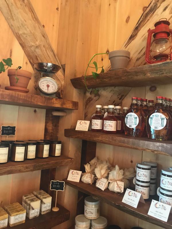 A display inside the Wild Grace Farm Store. (Photo by Jenna Lookner)