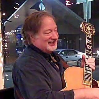 The Bill Barnes Duo performs at the Camden Opera House Blue Cafe on Friday.