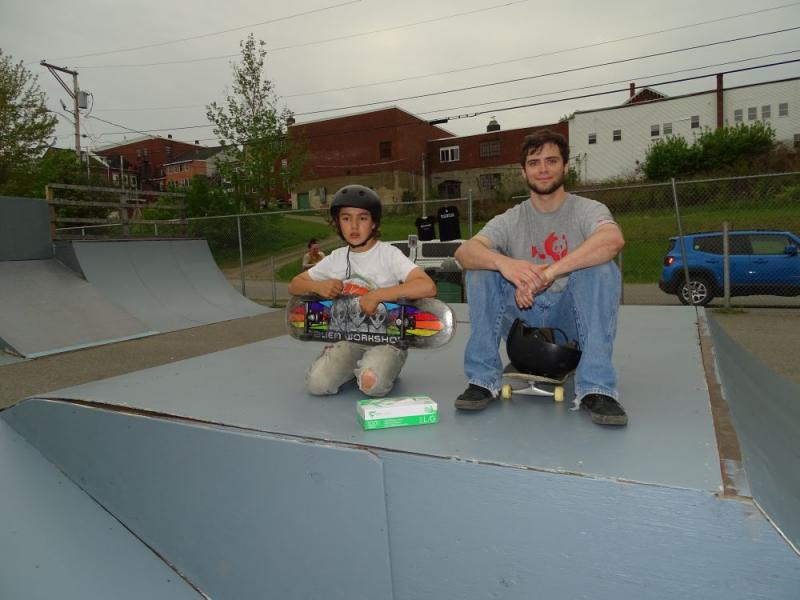 Finn Cotrell (left) and John Seekins. (photo by Erica Thoms)