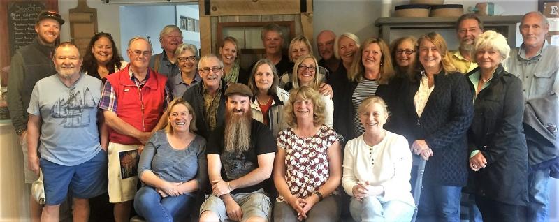 For the Friends of Windjammer Days, the countdown has begun … and they’re ready! LISA KRISTOFF/Boothbay Register