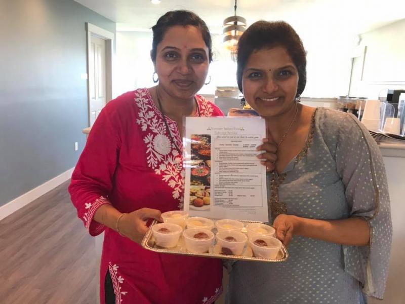 Dee Patel and Krishna Patel of Namaste Indian Food in Rockport. (Photo courtesy of Dee Patel)