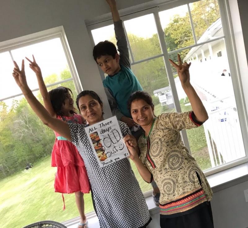 The picture says it all. Congratulations! (Photo courtesy of Namaste Indian Food)
