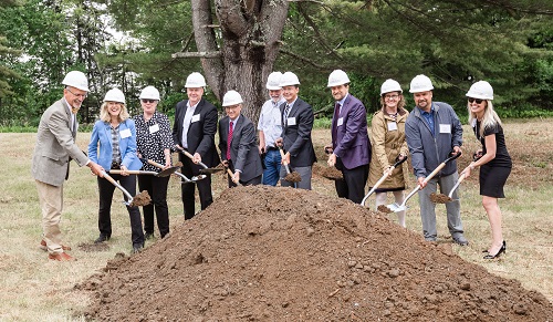 (left to right): Chris Rector, Regional Representative for Senator Angus King; Vicki Doudera, House District 94, Camden, Islesboro and Rockport; Ann Bresnahan, campaign Co-Chair; Richard Peterson, president MaineHealth and CEO Maine Medical Center; Lee Woodward, Chair, Coastal Healthcare Alliance Board; David Flanagan, president of Viking Lumber, campaign volunteer and Coastal Healthcare Alliance Board Member; Mark Fourre, MD, president of Pen Bay Medical Center and Waldo County General Hospital; Mark Eggena, MD, Chief Medical Officer, Pen Bay Medical Center; Joanne Campbell, Executive Vice President of Risk, Camden National Bank; Mark Breton, Chief Financial Officer, Cedarworks, campaign volunteer and Development Committee member; Samantha Hill, Vice President/Senior Business Relationship Officer, The First National Bank (Photo courtesy Camden National Bank)
