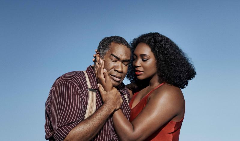Eric Owens as Porgy and Angel Blue as Bess in the Gershwins' "Porgy and Bess." (Photo: Paola Kudacki / Met Opera)