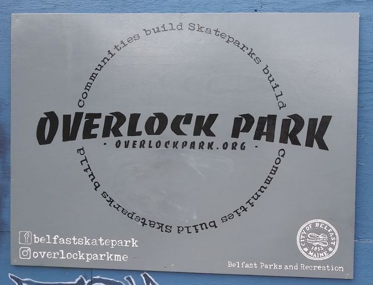 Overlock Memorial Skatepark was another area targeted, with close to a dozen different marks made, some including adult language or images. (photo by Erica Thoms)