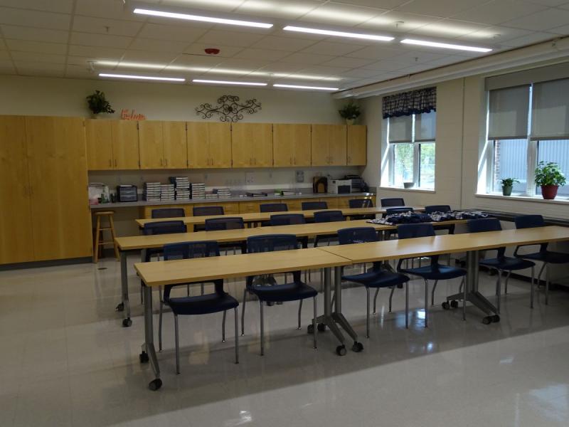 One of the new classrooms. (photo by Erica Thoms)