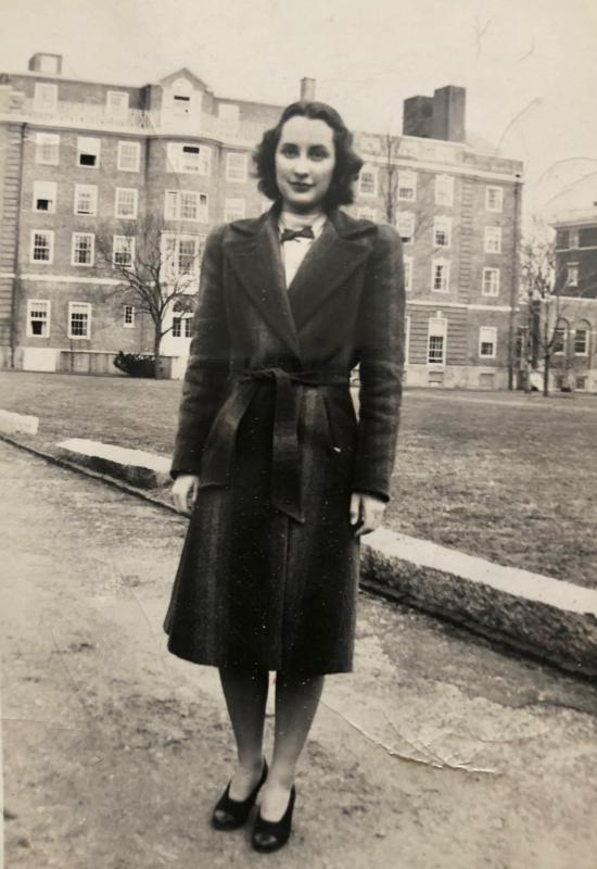 Elizabeth Beale-Clancy at Radcliffe College.