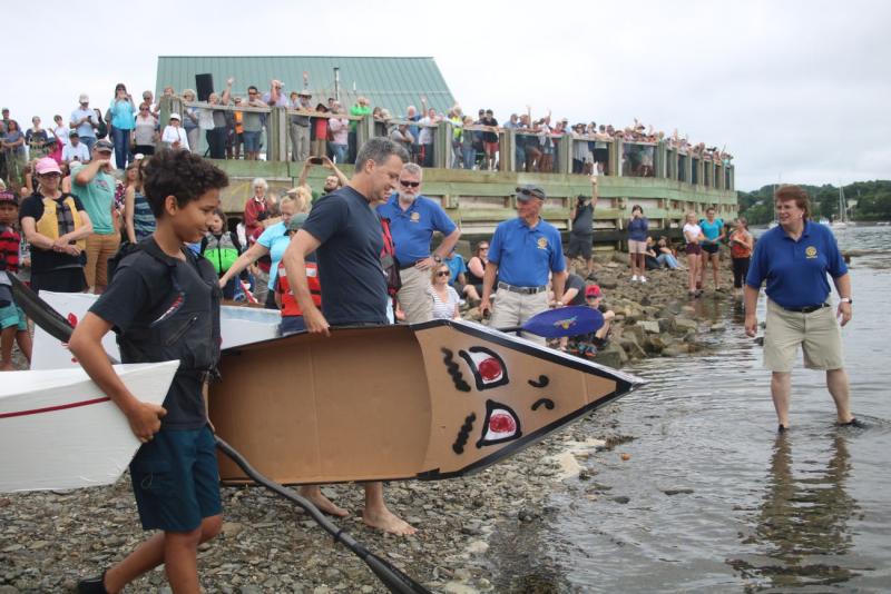 Cardboard Boat Challenge draws creative designers to Belfast waterfront