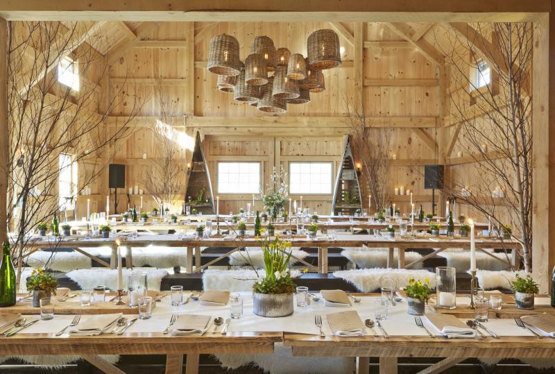 Inside the property’s dining space. (Photo by Nina Gallant)