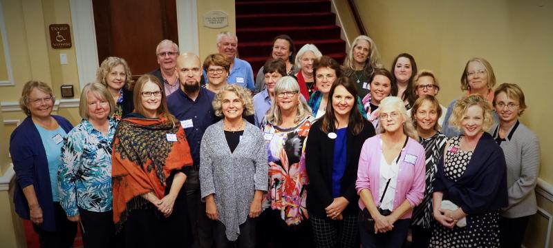 Local agencies receive 2019 grants from United Midcoast Charites. during the September 19 Community Celebration. (Photo by Marti Stone)