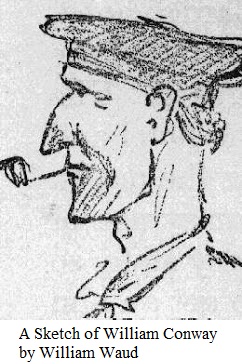A sketch of William Conway by William Ward. (Image courtesy Barbara F. Dyer)