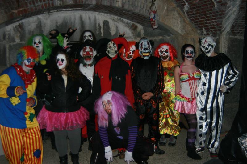 The infamous CarnEvil clowns are back. Photo courtesy Fright at The Fort