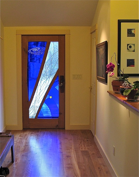 Haley’s Comet door in Redfield’s house. (Photo courtesy Janet Redfield)