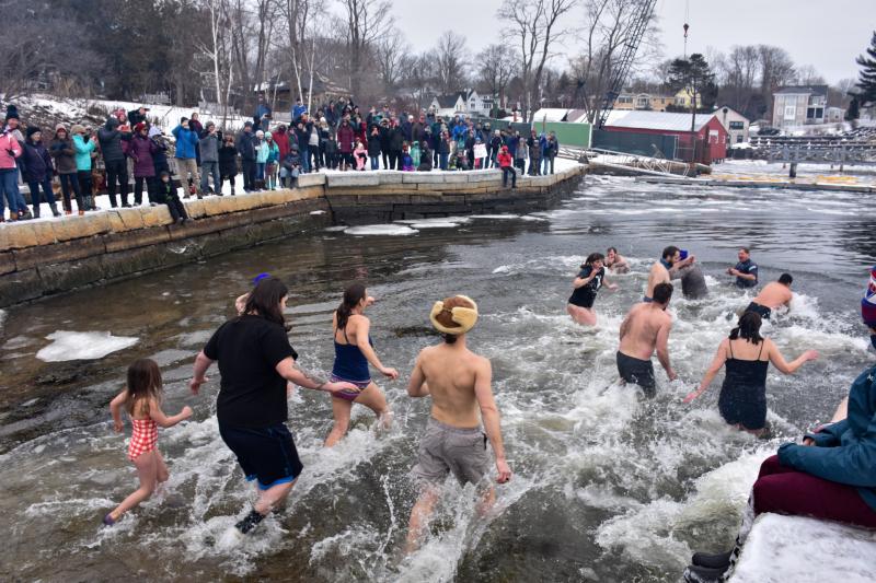 Polar Plunge. (Photo by Quinn Brown)