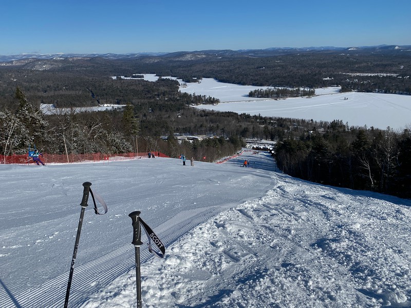 The scene of the alpine skiing state championships. (Courtesy Mike Smith)