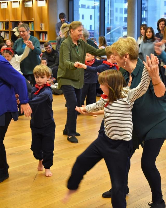 All-ages family dance. Photo courtesy Penobscot Bay YMCA.