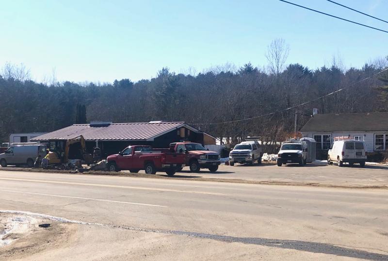 Construction in late February 2020 is ongoing at the former Helm restaurant in Rockport, on Route 1.