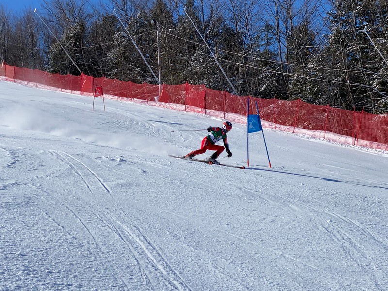 Camden Hills alpine skier Britt LaFiura. (Courtesy Mike Smith)