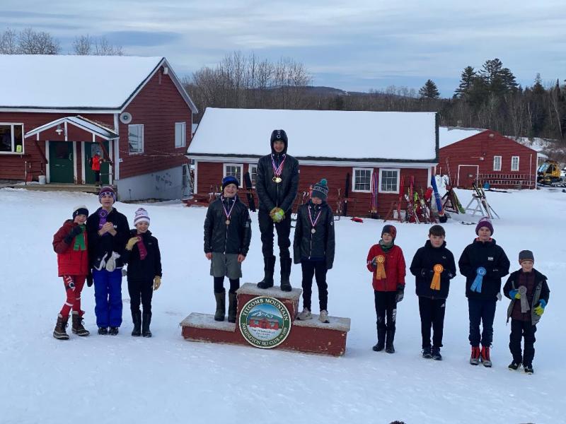 From left are Tate Hearst, Ethan Cohen, Oliver Lee, Orin Slover, Ellis Slover, Kai Thistle, Ian Larsen-Leavins, Sam Tooley, Bennet Cohen and Koa Dumont. (Courtesy Weber Roberts)