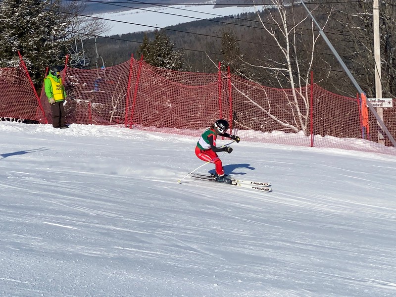 Camden Hills alpine skier Lizzie Larsen-Leavins. (Courtesy Mike Smith)