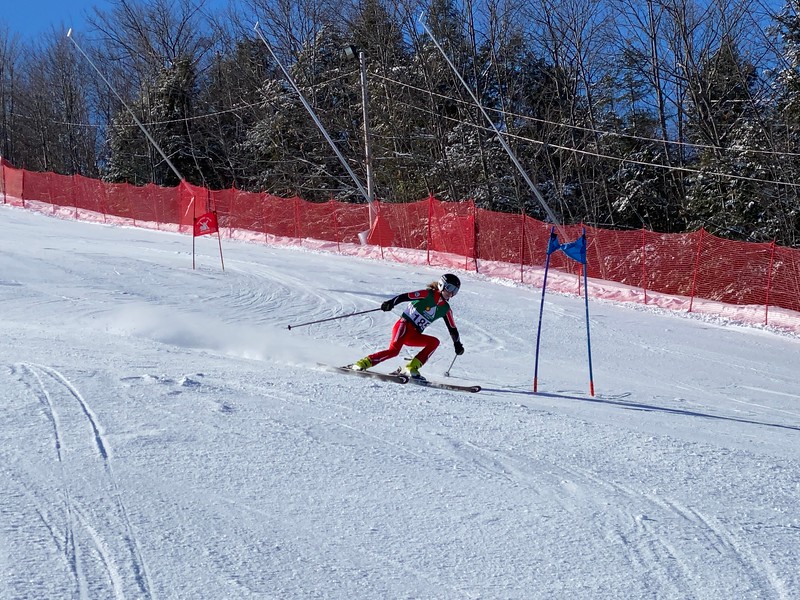 Camden Hills alpine skier Rhys White. (Courtesy Mike Smith)