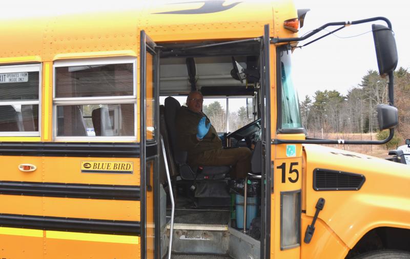 Bus driver Rick Catalano (Photo by Lynda Clancy)