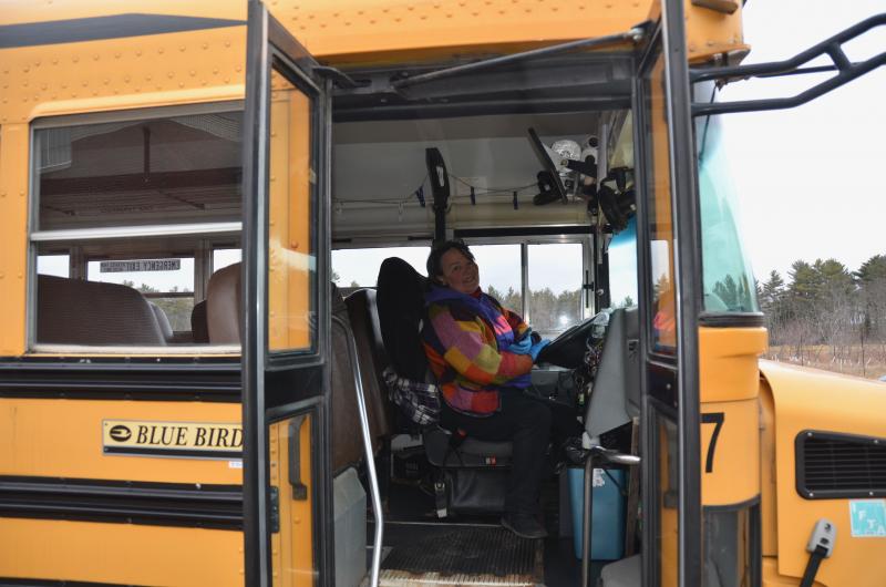 Bus driver Christine Annis, of Rockport.