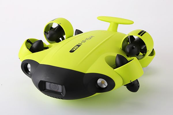 The QYSEA FIFISH V6 underwater robot. (Courtesy Chip Lagerbom)